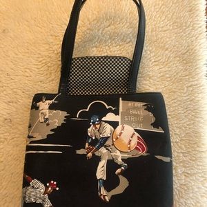 Baseball themed purse